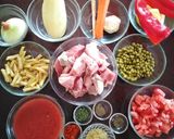 Pas rețetă Ciorbă țărănească cu carne de porc 1 fotografie