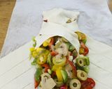 Foto del paso 6 de la receta: Trenza de hojaldre con verduras y queso