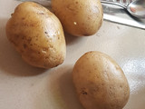 Patatas rellenas gratinadas al horno