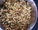 A picture of step 1 of Moong dal cheela.