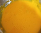A picture of step 1 of Mango strawberry cake.