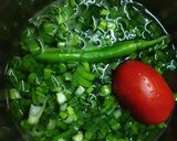 मूंग दाल विथ ग्रीन प्याज़ (moong dal with green pyaz recipe in Hindi) रेसिपी चरण 1 फोटो