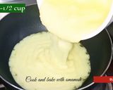 A picture of step 1 of Suji ka karak halva/Suji ka tukri halwa.