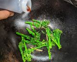 A picture of step 1 of Tender stems ginger Szechuan.