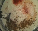 A picture of step 2 of Sujii uttpam sandwich.