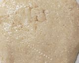 A picture of step 8 of Kaju Mungfali Katli.