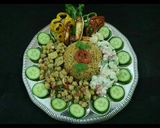 A picture of step 7 of Vegan platter.