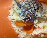 A picture of step 2 of Japanese Potato Salad.