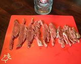 A picture of step 1 of California Farm Hungarian Aspic with Buffalo Meat.