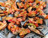 Foto del paso 5 de la receta: Mejillones con pipirrana