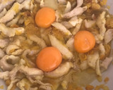 Foto del paso 4 de la receta: Timbal de gallo con pimiento, patata, cebolla y huevo 👩🏻‍🍳