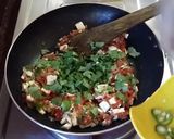 A picture of step 2 of Paneer sandwich.