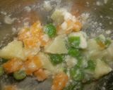 A picture of step 1 of Russian Salad.