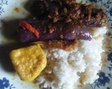 Foto langkah ke 5 dari resep Balado Terong dengan Ikan Teri.