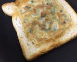 A picture of step 3 of Omelette in hole.