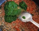 A picture of step 5 of Shahi rani palak paneer.