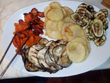 Bacalao a mi estilo con parrillada de verduras