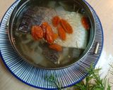 枸杞洋蔥鱸魚湯的食譜步驟3照片