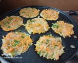 A picture of step 2 of Hash brown potato pancakes.