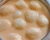 A picture of step 3 of Mango Rasmalai.