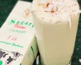 A picture of step 3 of Banana coconut smoothie.