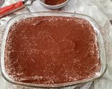 A picture of step 6 of Eggless Tiramisu.