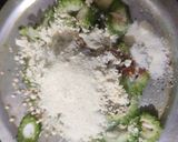A picture of step 2 of Crispy Karela Pakora.