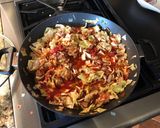 A picture of step 1 of Unstuffed cabbage rolls.