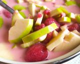 Gyümölcsleves főzès nélkül tej-cukor-glutèn mentes🍓....🤗 recept fázis 6 fotója