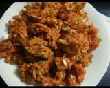 A picture of step 7 of Veg Dry Manchurian.