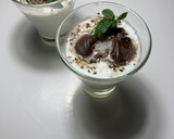 Foto del paso 6 de la receta: Postre rapidísimo de Kéfir con nueces, chocolate y miel de azahar
