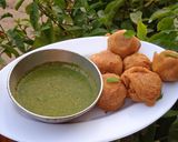 A picture of step 7 of Aloo Wara.