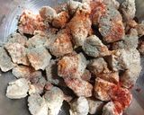 A picture of step 3 of Dry Soya Chilli.