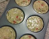 Foto del paso 2 de la receta: Ponquesitos de brocolis, jamón de pavo y huevo
