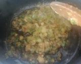 A picture of step 4 of Quick green onion sabji.