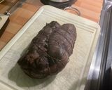 Une image de l'étape 9 de Rôti de cerf mariné au vin, légumes et herbes.