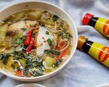 Hình bước làm 2 của món Canh chua cá hú