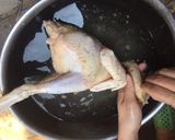 Hình bước làm 1 của món Gà tre nướng lá chuối