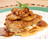 Foto del paso 1 de la receta: Pechugas de pollo con queso, piña miel y soja