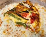 Foto del paso 6 de la receta: 🍳 Omelette de chauchas, tomate y muzzarella - mismos ingredientes, dos versiones 🍳