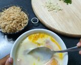Hình bước làm 2 của món Trứng Chiên Chà Bông