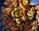 Kaju, karela batetanu shakCashews, Bittergourd and potato curry recipe step 4 photo
