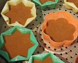Foto langkah ke 6 dari resep Bolu Sakura Kukus (bolu karamel jadul)💚.