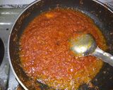 A picture of step 3 of Shahi paneer.