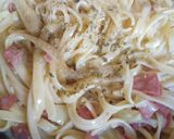 Foto langkah ke 11 dari resep Fetucini Carbonara.