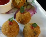 A picture of step 9 of Bread potato cheese balls.