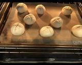 A picture of step 7 of Pretzel buns.