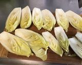 Une image de l'étape 1 de Flan d'endives caramélisées aux tomates, poivron, jambon cru et fromage frais.