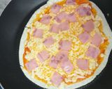 Foto del paso 5 de la receta: "Pizza" rápida para el antojo