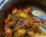 A picture of step 6 of Zucchini & aubergine curry.